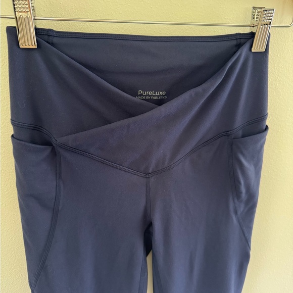Fabletics Crossover Flare Pant Navy Blue Small - Picture 4 of 13